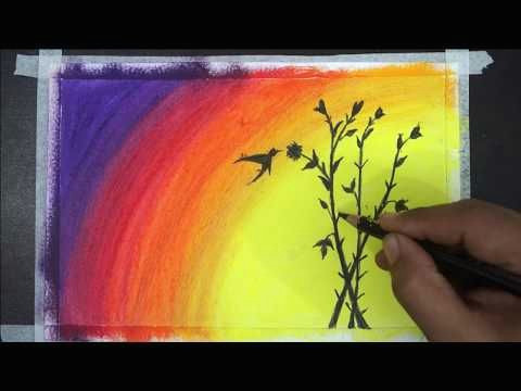 Acrylic Drawing Easy Painting Of Oil Pastel Oil Pastel Drawing Easy