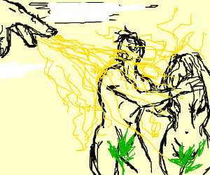 Adam and Eve Easy Drawing God Smiting Adam and Eve Adam Eve Drawings Funny Drawings