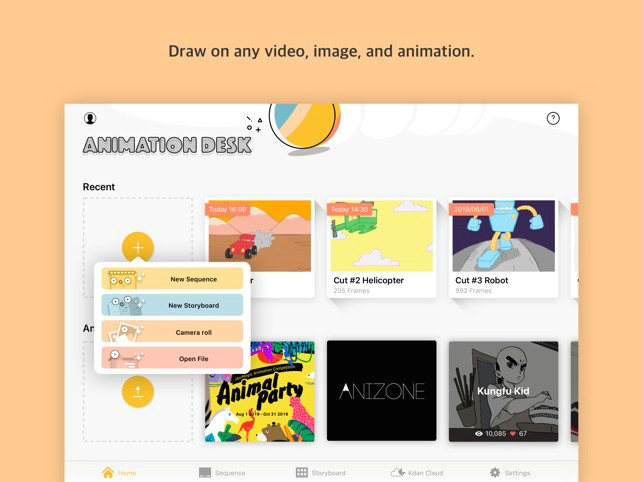 Animation Drawing App for Ipad Animation Deska Im App Store
