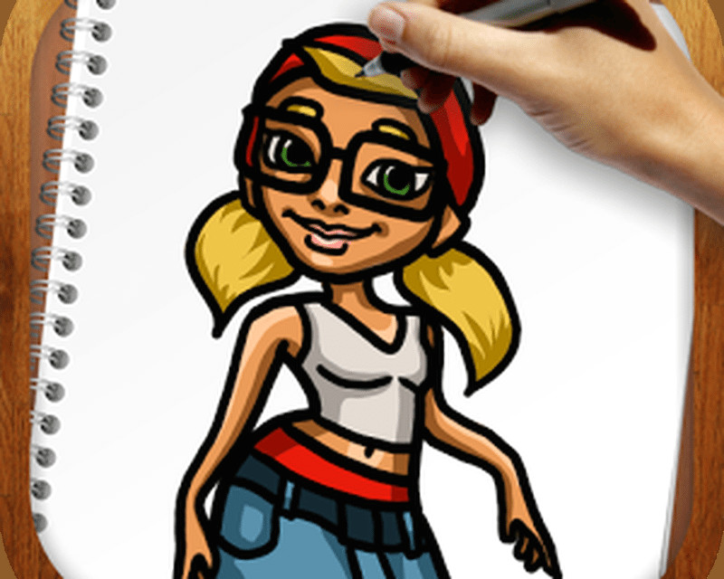 Animations to Draw Downloaden Sie Die Kostenlose Zeichnen Subway Surfers 1 01