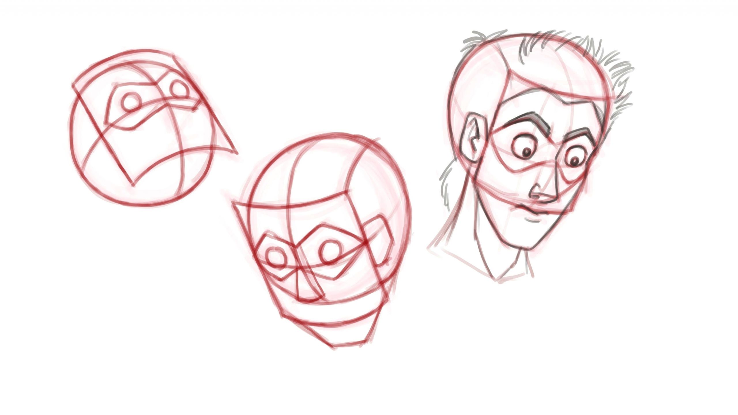 Animations to Draw How to Draw Animate Heads Faces From Different Angles