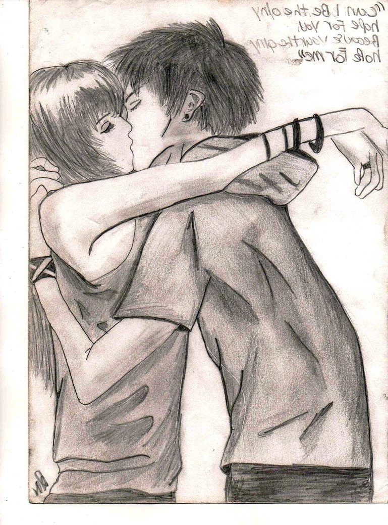 Anime Boy and Girl Drawing Anime Drawings Boy and Girl Kissing Ruang Belajar Siswa
