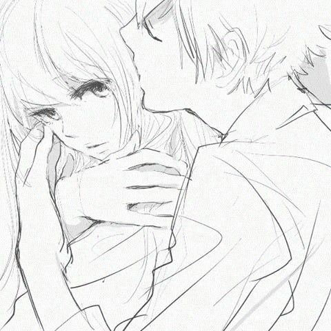 Anime Couple Kissing Drawing Imagen De Anime Couple and Manga Para Dibujar Romantic