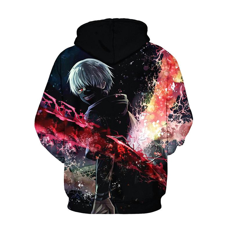 Anime Drawing with Hoodie Groa Handel top Neue Mode Manner Frauen Japanischen Cartoon Hoodie Dragon Ball Z Bleichmittel Naruto tokyo Ghoul Charakter 3d Hoodie Langarm