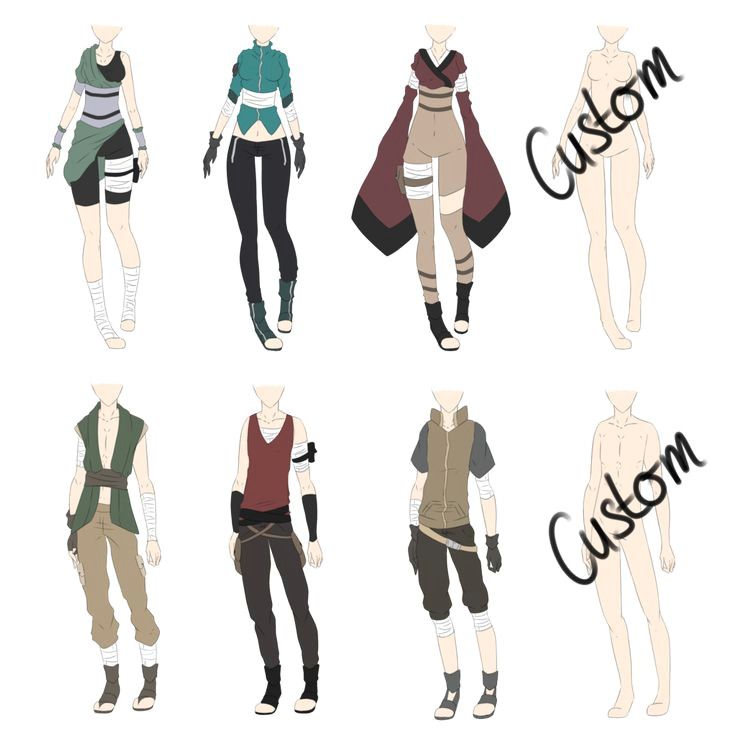 Anime Drawings Deviantart Naruto Outfit Adoptables 3 Closed by Xnoakix3 Devianta On