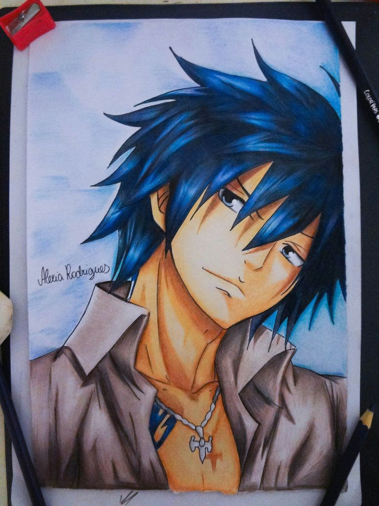 Anime Drawings Fairy Tail Gray Fullbuster Fairy Tail by Alexiarodrigues Deviantart