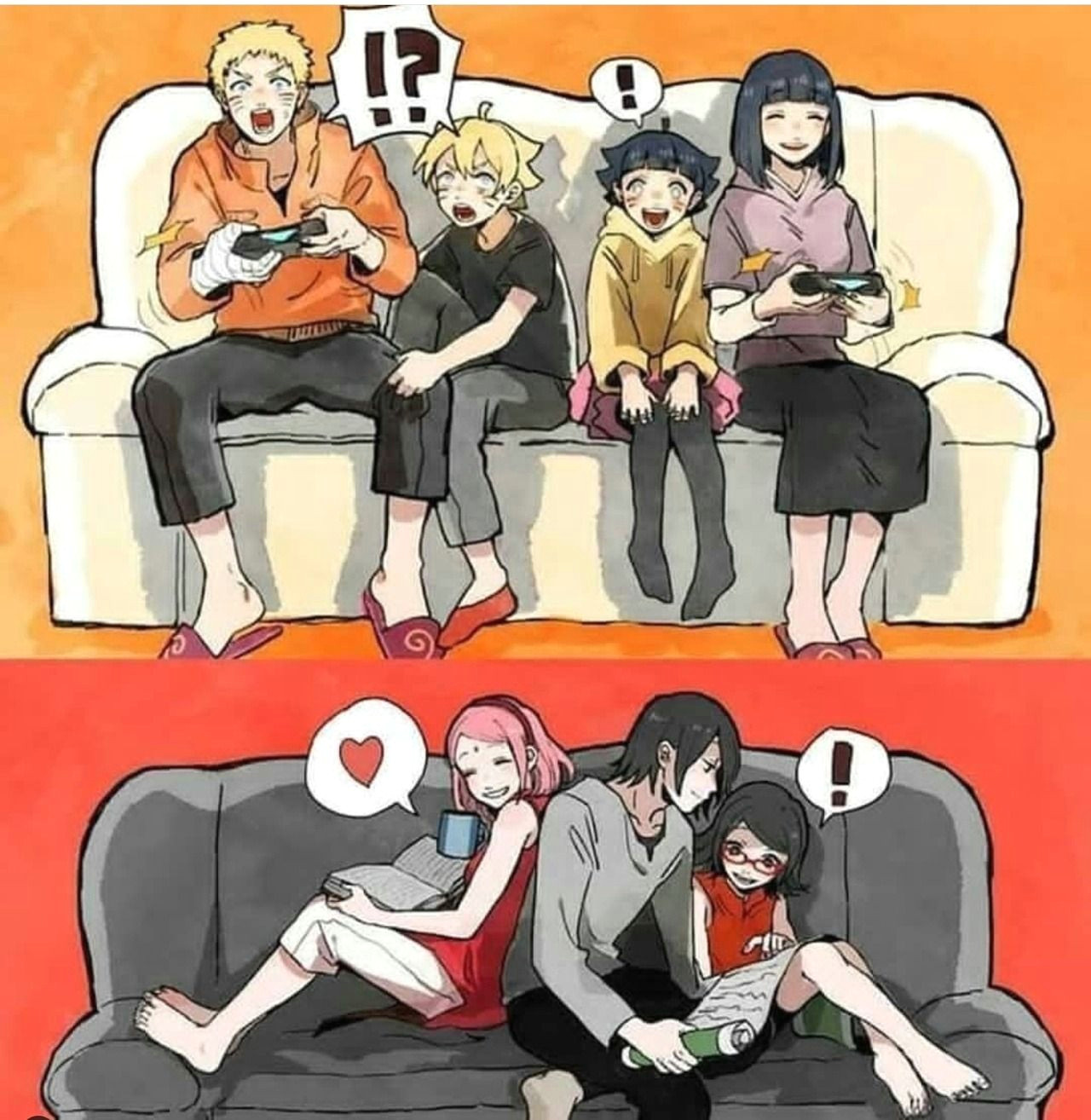 Anime Family Drawing Family Naruto Sua Anime Naruto Naruto Figuren