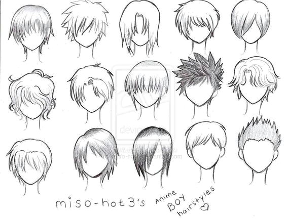 Anime Male Hair Drawing Pin by Chris Moore On Stuff Anime Character Drawing Anime