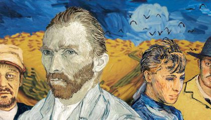 Anime Portrait Drawing This Animated Movie About Van Gogh is Made Entirely Of Oil