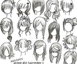 Animes to Draw How to Draw Anime Hair Step by Step for Beginners Google