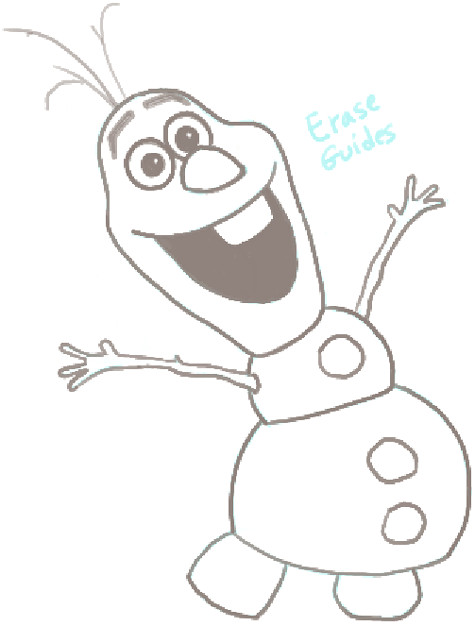 Anna Frozen Drawing Easy Step by Step How to Draw Olaf the Snowman From Frozen with Easy Steps