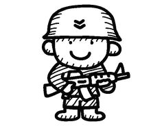 Army Drawing Easy 10 Best Printable Images soldier Drawing Drawing for Kids