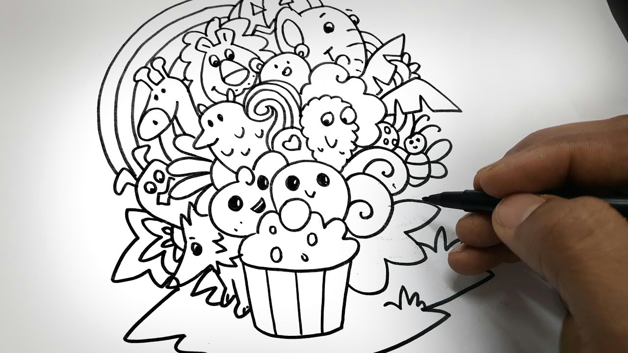 Art Drawing for Kids Easy Easy Doodle Art for Kids Step by Step for Beginners