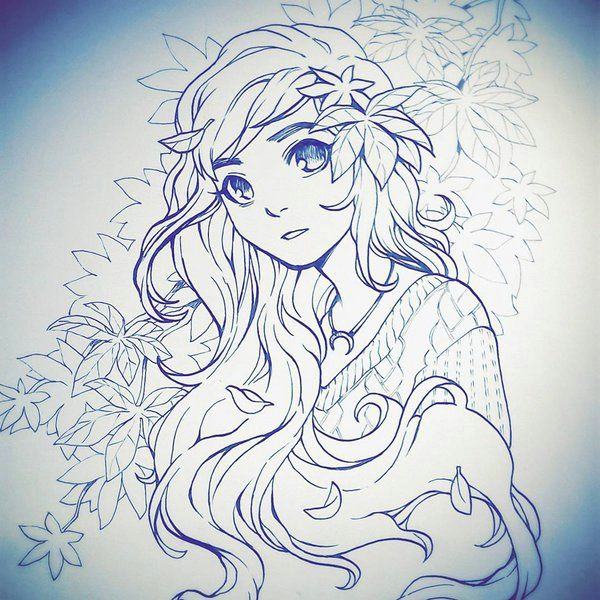 Autumn Drawing Ideas Autumn Leaves Ink by Zombiesmile On Deviantart Art