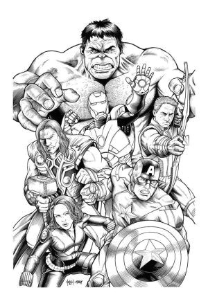 Avengers Drawing Ideas Avengers Coloring Pages Idea Avengers Coloring Pages