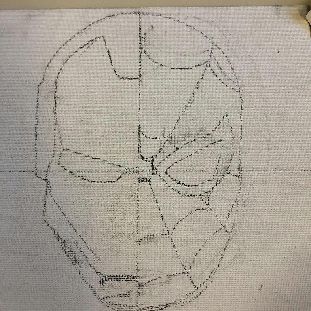 Avengers Drawing Ideas Decided to Do A Ironman Spider Man Sketch