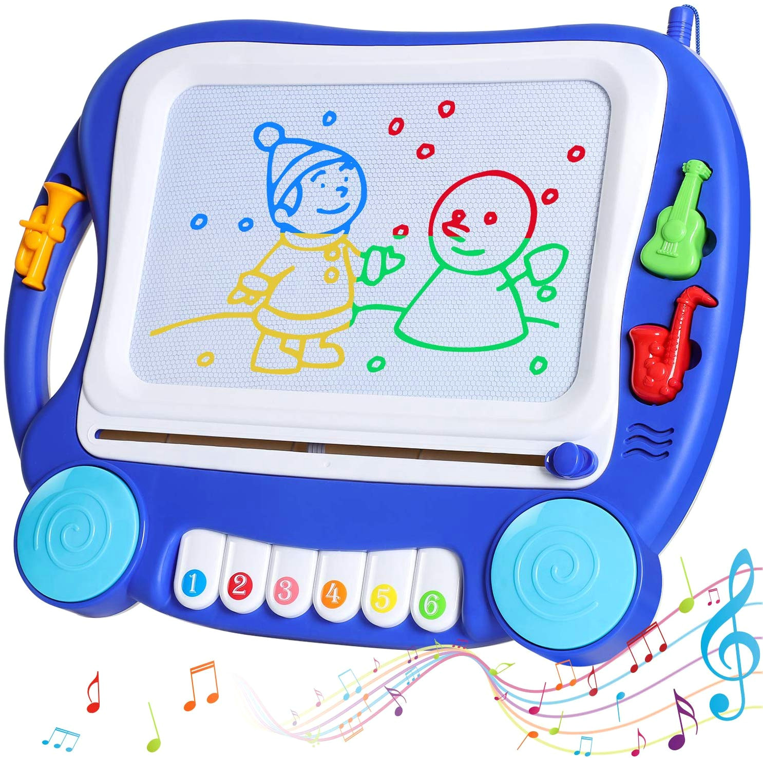 Baby Girl toys Drawing Sgile Musical Magnetic Drawing Board Gift for Kids Girl with sound