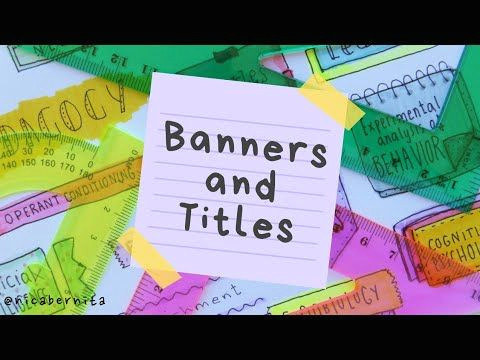 Banner Drawing Easy Easy Banner Ideas for Headings and School Notes D Easy Ways
