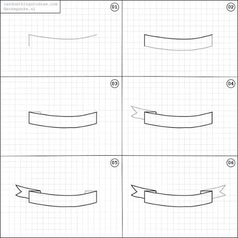 Banner Drawing Easy How to Draw A Banner Banner Drawing Easy Drawings Art