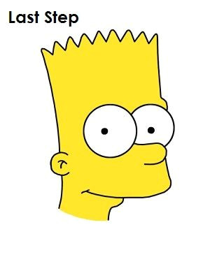 Bart Simpson Drawing Easy Bart Simpson Bart Simpson Drawing Simpsons Drawings Bart