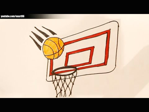 Basketball Hoop Drawing Easy 41 Painless A Picture Of How to Draw A 3d Basketball Goal