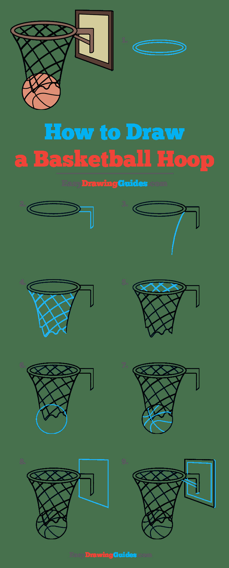Basketball Hoop Drawing Easy How to Draw A Basketball Hoop Easy Drawings Ball Drawing