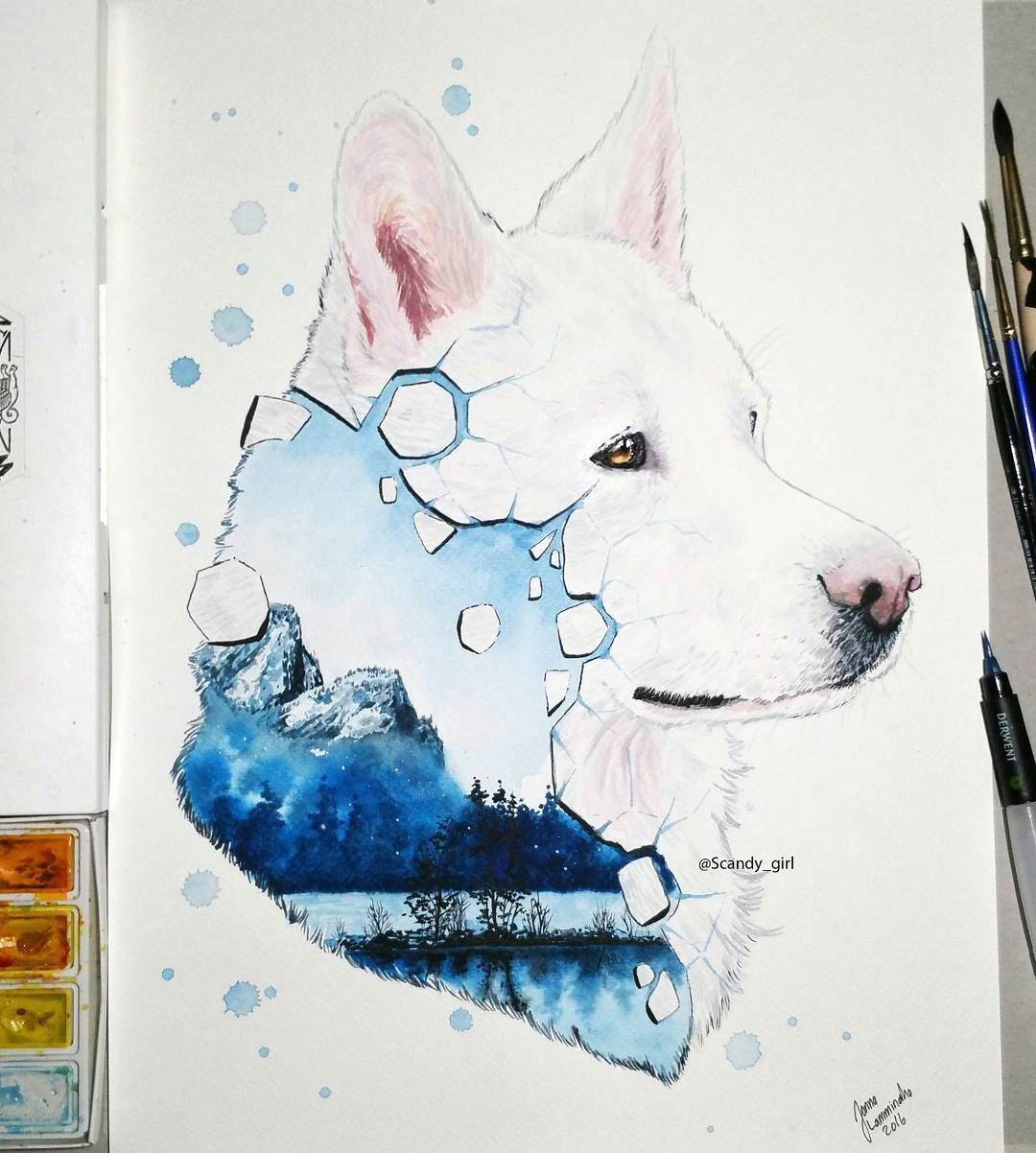 Beautiful Animal Drawings Pin by Alyssa Maze On Cool Art In 2019 Watercolor