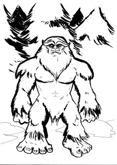 Bigfoot Drawing Easy 9 Best Photos Images Bigfoot Bigfoot Sasquatch Cryptozoology