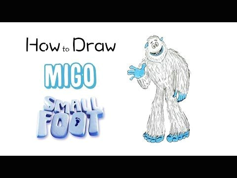 Bigfoot Drawing Easy How to Draw Migo From Smallfoot Drawings Step by Step