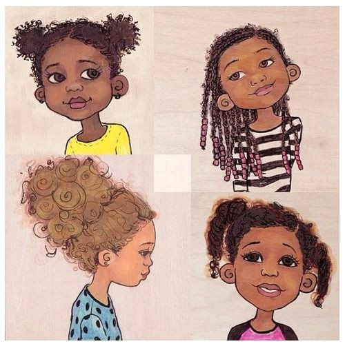 Black Hair Girl Draw Natural Hair Drawing Natural Hair Art Natural Hair Styles