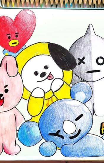 Bt21 Drawing Easy How to Draw Bt21 Ucu Ucuna Wattpad