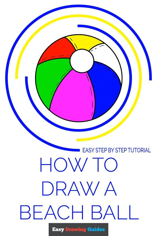 Bus Drawing Easy How to Draw A Beach Ball Easy Drawings Drawing Tutorials