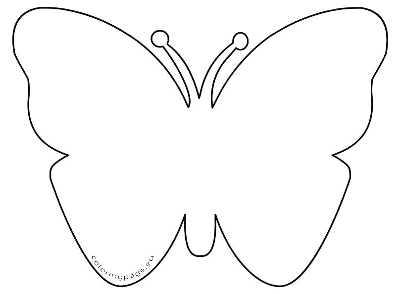 Butterfly Drawings with Color Easy Simple butterfly Coloring Page New Simple butterfly Coloring