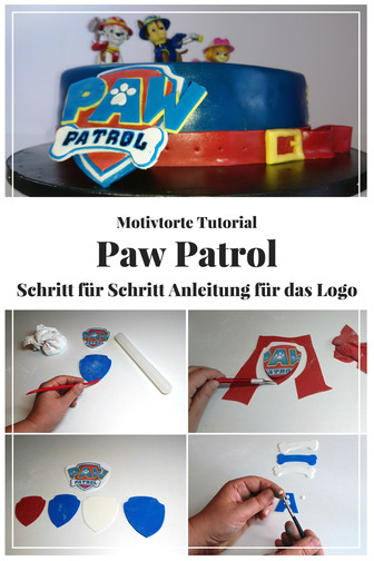 Chase Paw Patrol Easy Drawing Paw Patrol Kuchen Motivtorte Tutorial Das Logo Paw