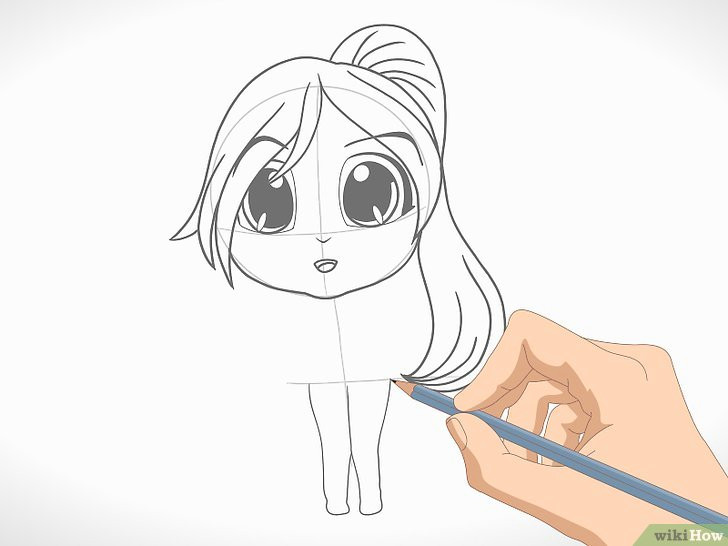 Chibi Anime Drawing Eine Chibi Figur Zeichnen 12 Schritte Mit Bildern Wikihow