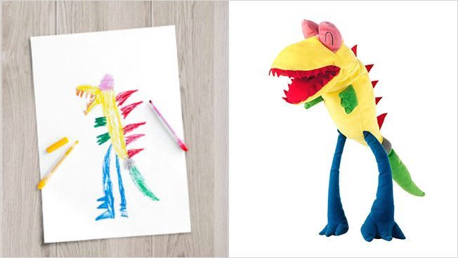 Company that Makes Drawings Into Stuffed Animals Ikea Lovingly Turned these 10 Children S Drawings Into