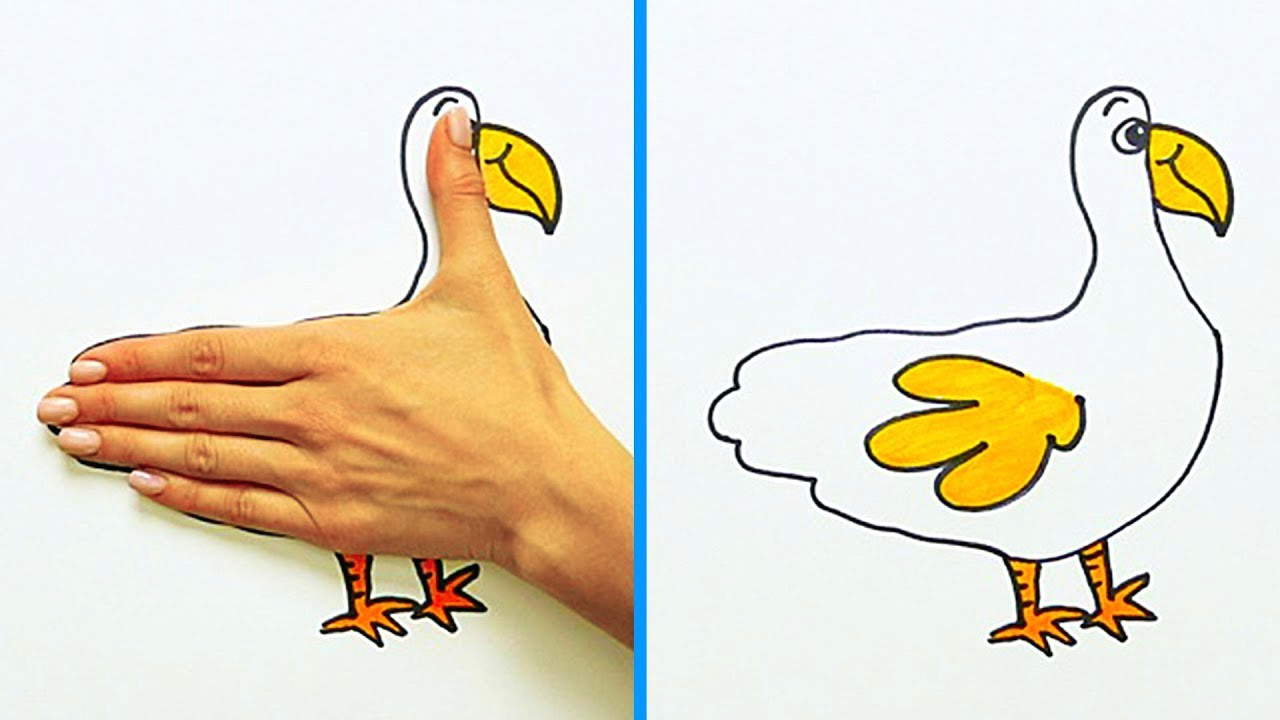 Cool Things to Draw On Your Hand Easy 30 Drawing Tricks You Ll Want to Try Right Away