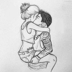 Couple Kissing Drawing Easy Hipster Girl Drawings Tumblr Google Search Liked to Draw