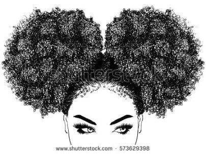 Curly Hair Afro Black Girl Drawing 57 Ideas Drawing Hair Curly Afro Black Art Afro Hair