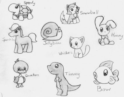 Cute and Easy Drawings Of Animals 33 Ideas Drawing Easy Cute Animals Drawing Easy Animal