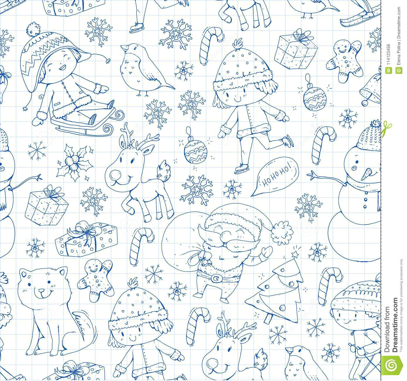 Cute Easy Christmas Drawings for Kids Merry Christmas Celebration with Children Kids Drawing
