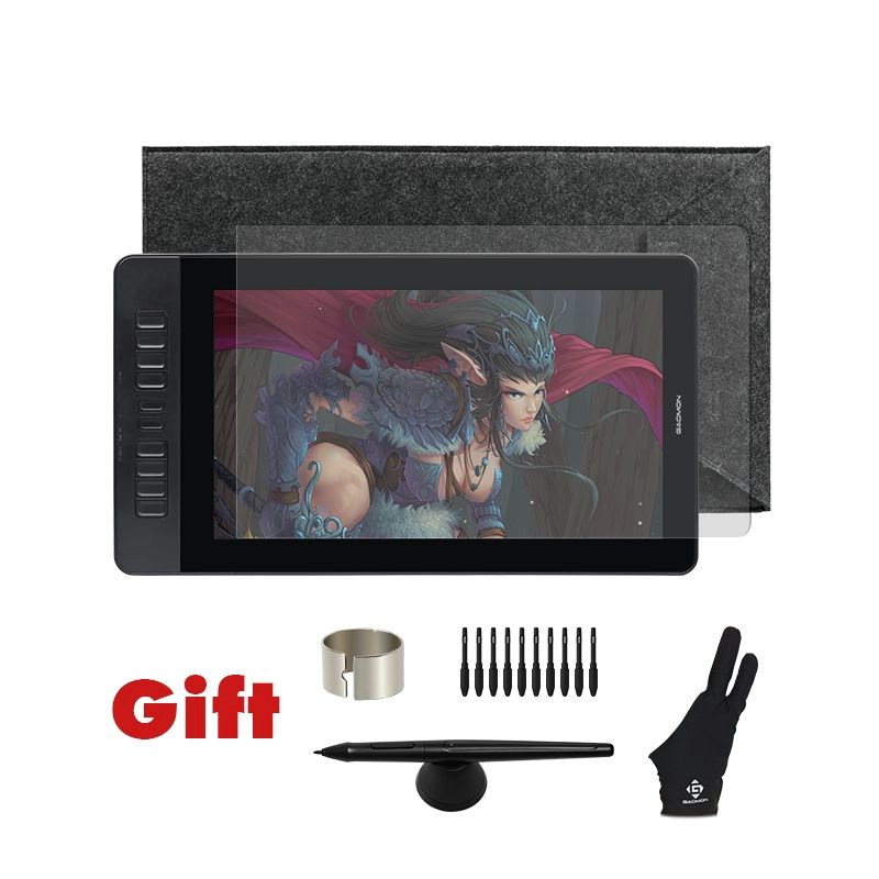 Digital Animation Drawing Pad Gaomon Pd1560 15 6 Inch 10 Keys Art Professional Graphics