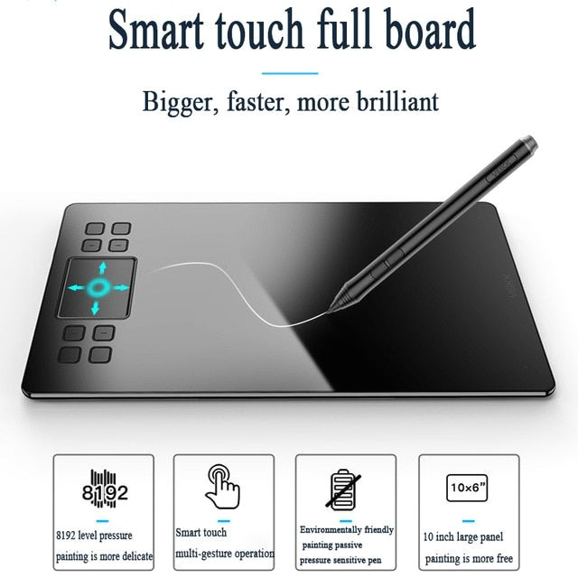 Digital Animation Drawing Pad Veikk Graphics Drawing Tablet Veikk A50 Digital with 8192