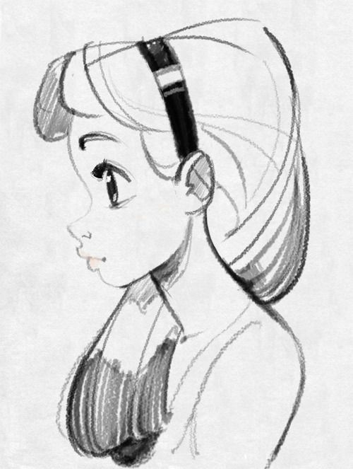 Disney Character Drawing Ideas Creating Brushes that Look Like Graphite Pencils