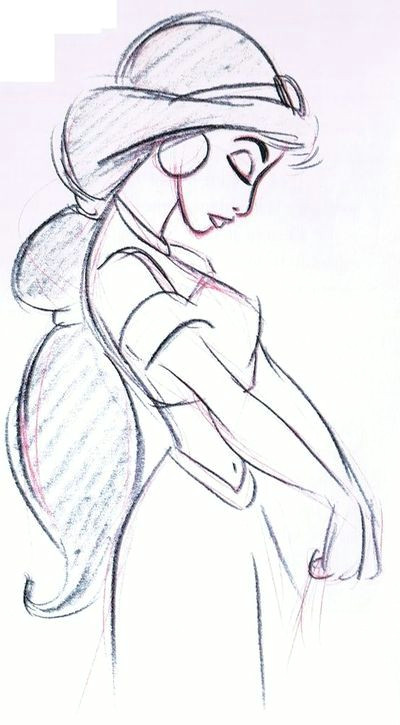 Disney Character Drawing Ideas Mark Henn S Jasmine Princess Drawings Disney Princess