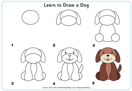 Dog Drawing Easy Step by Step Pin On Drawing