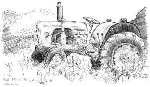 Draw Easy Tractor Tractors Drawings Google Search Tractor Drawing Barn