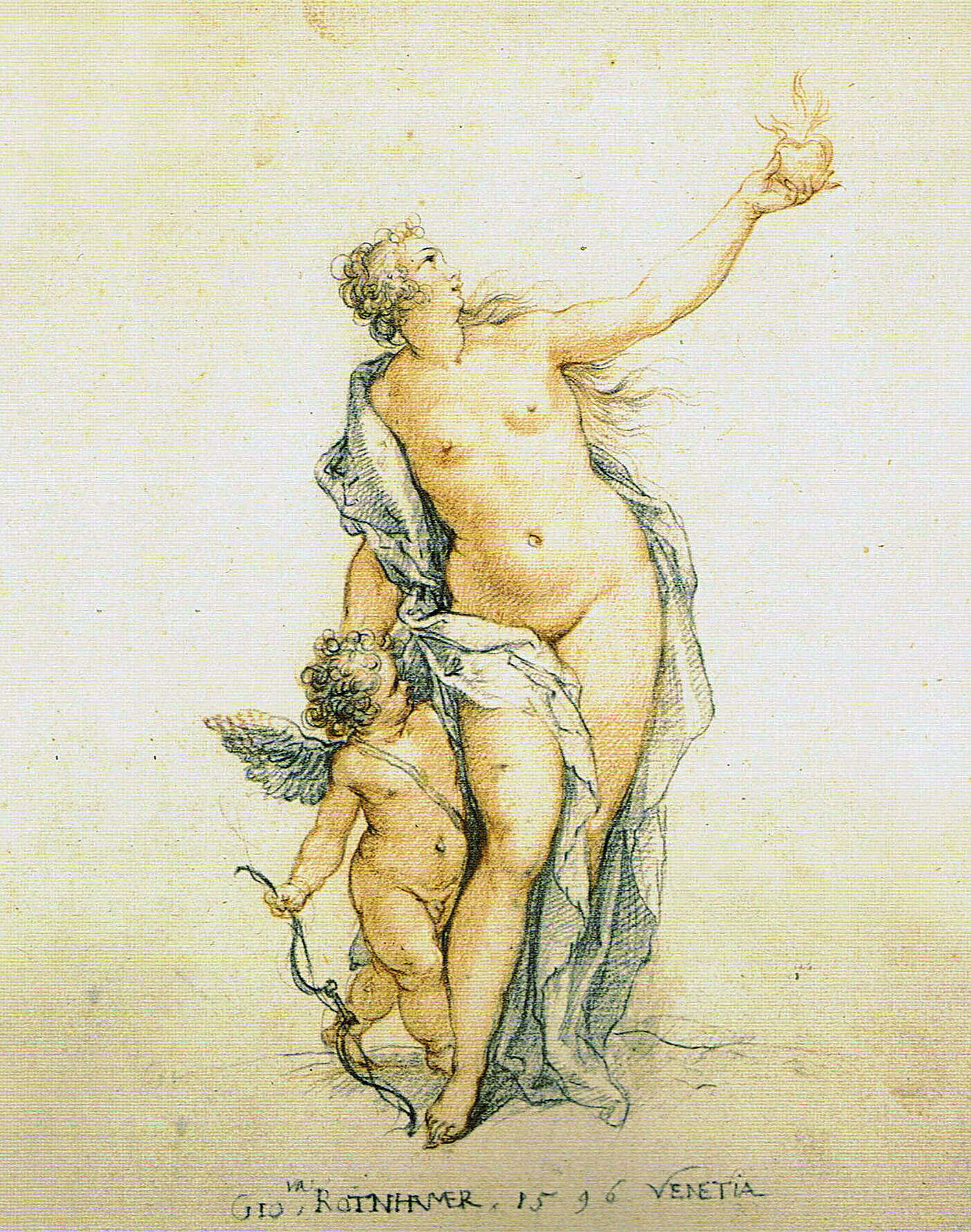 Drawing Girl Figure Datei Rottenhammer Venus 1596 Jpg Wikipedia