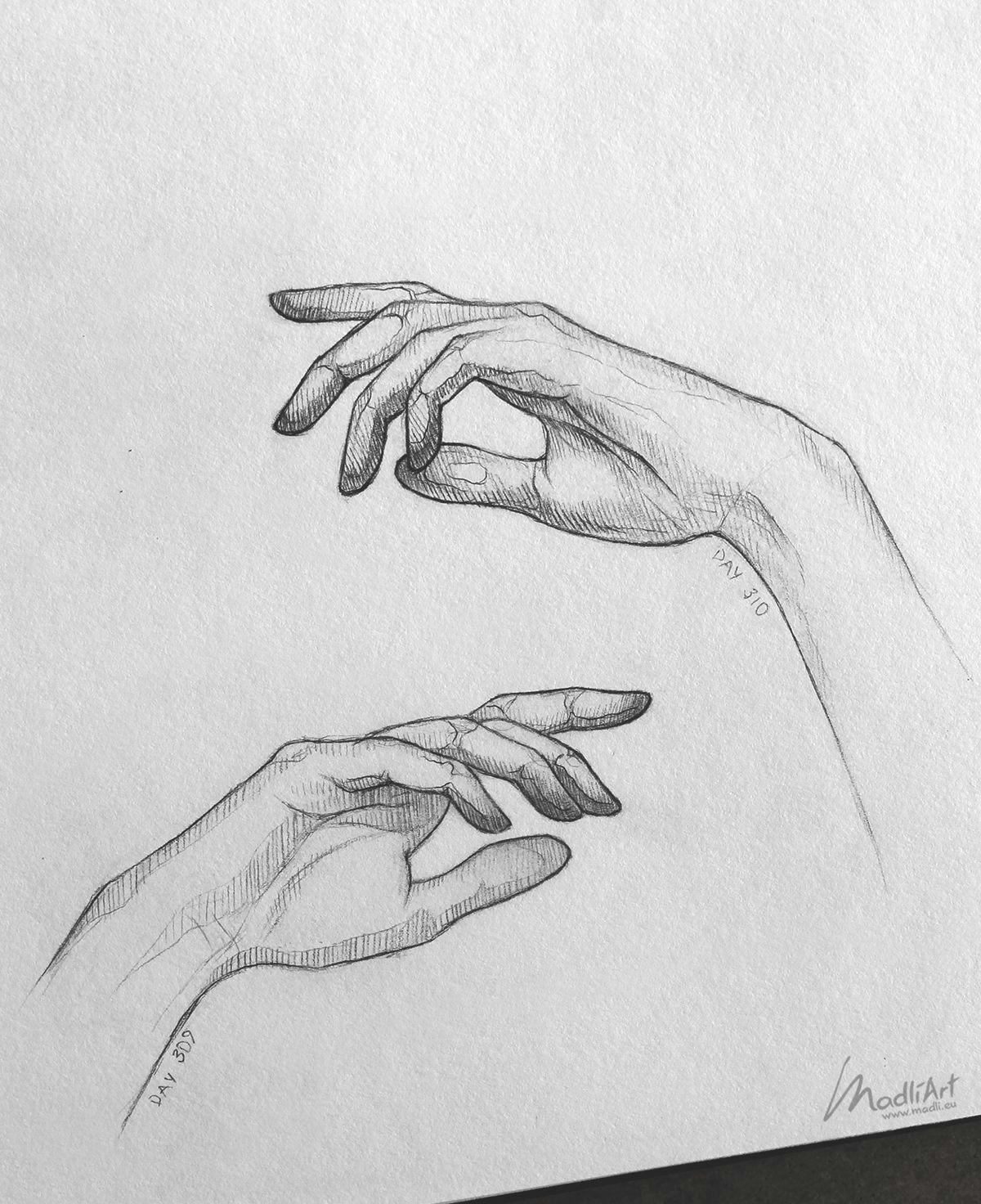 Drawing Ideas for Portfolio Sketchbook Drawing Of Hands Close Up I Pencil Art Idea I