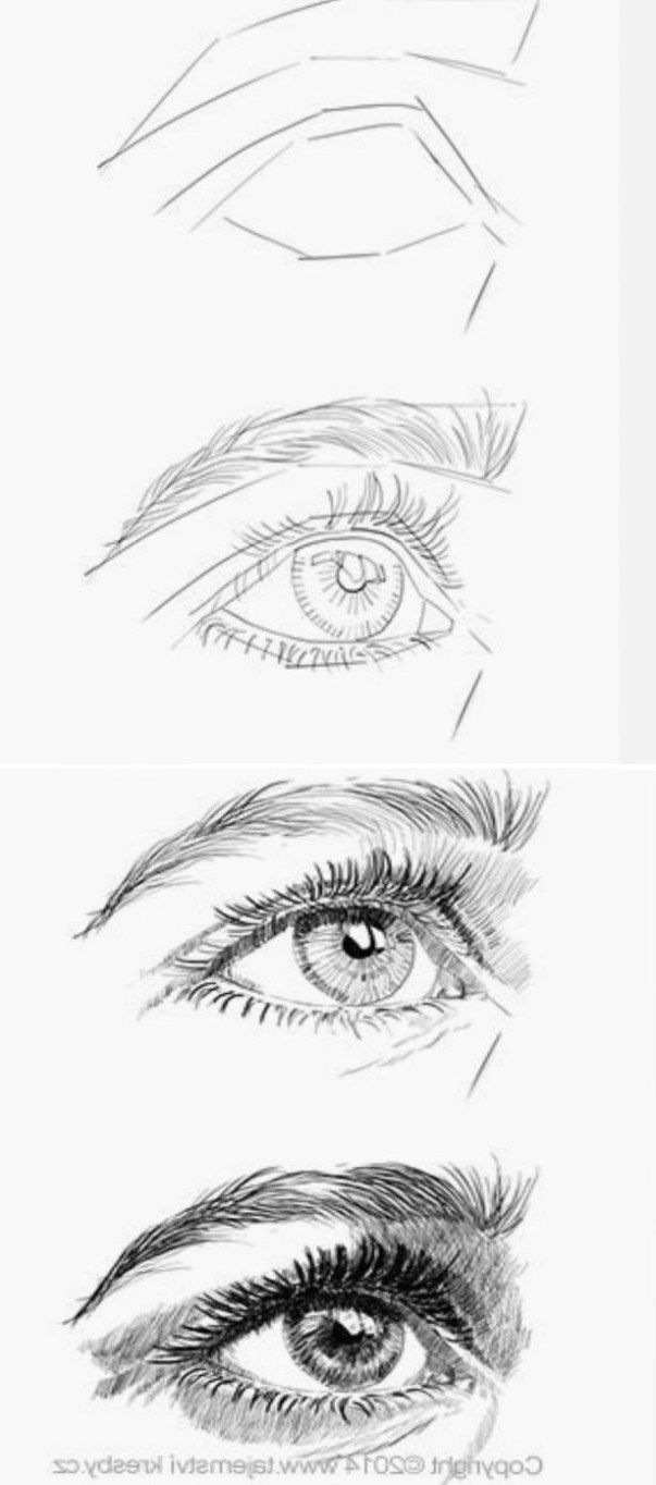 Drawing Ideas Realistic 20 Amazing Eye Drawing Tutorials Ideas Art Eye Drawing